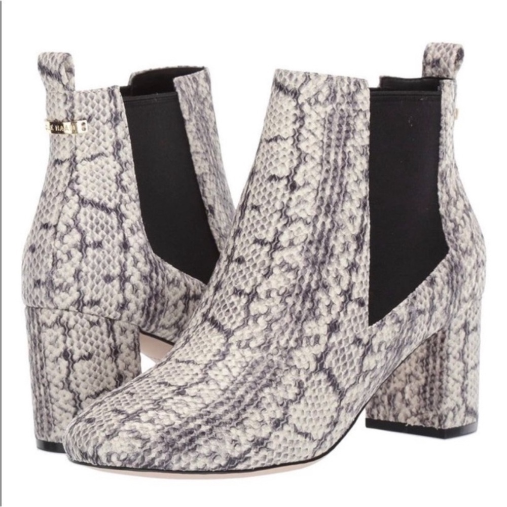 Cole Haan Nitasha Snakeskin Boots
